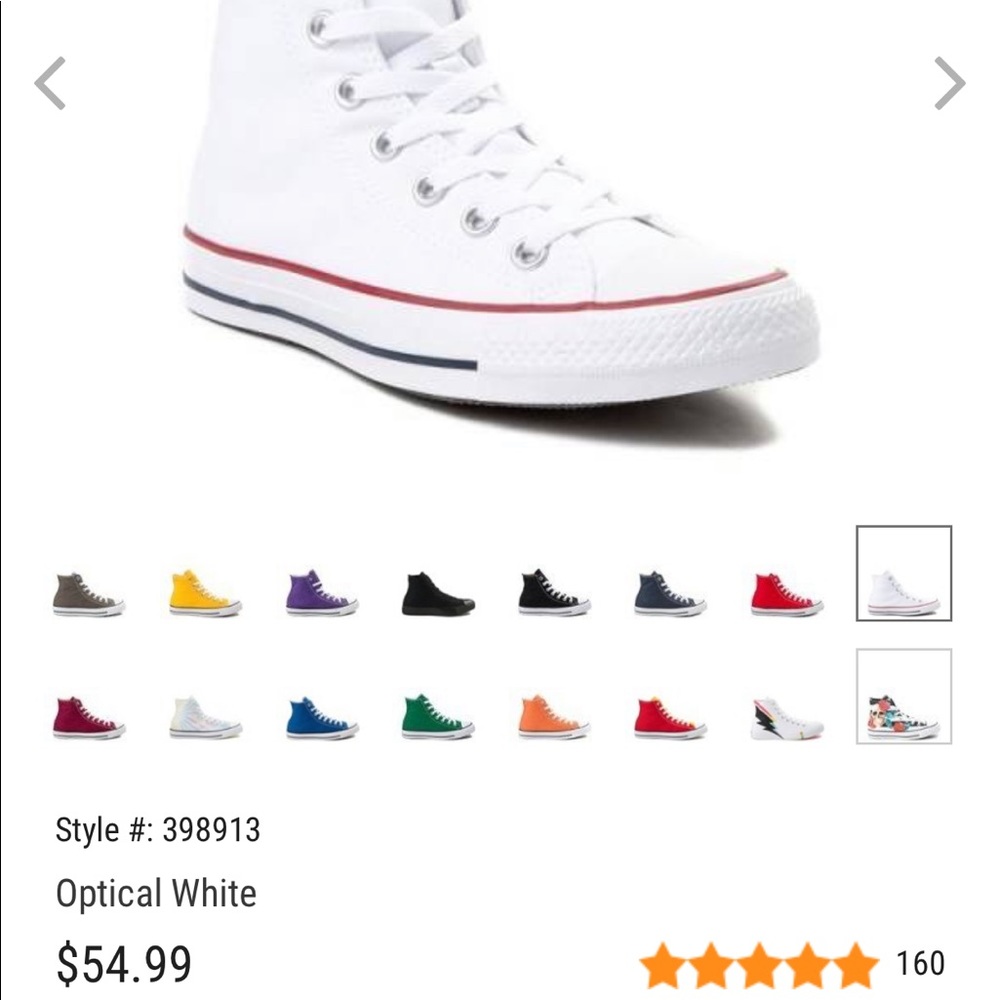 White high top Converse
